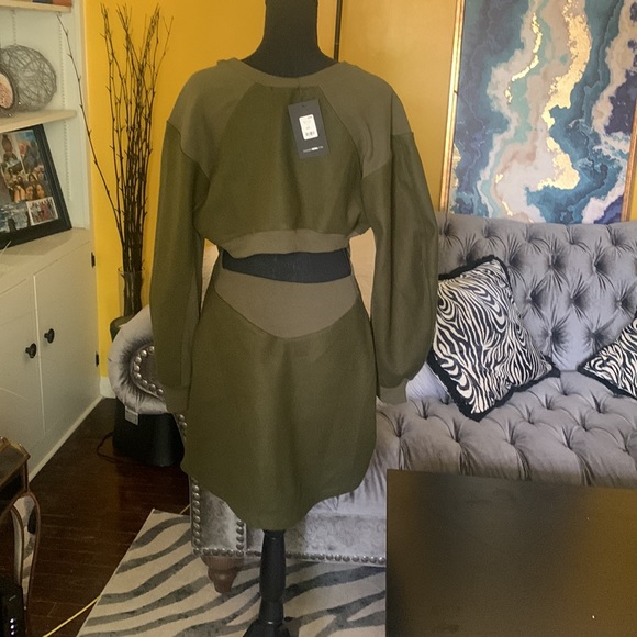 COPY - Fashion Nova green mini dress size large - Picture 5 of 10